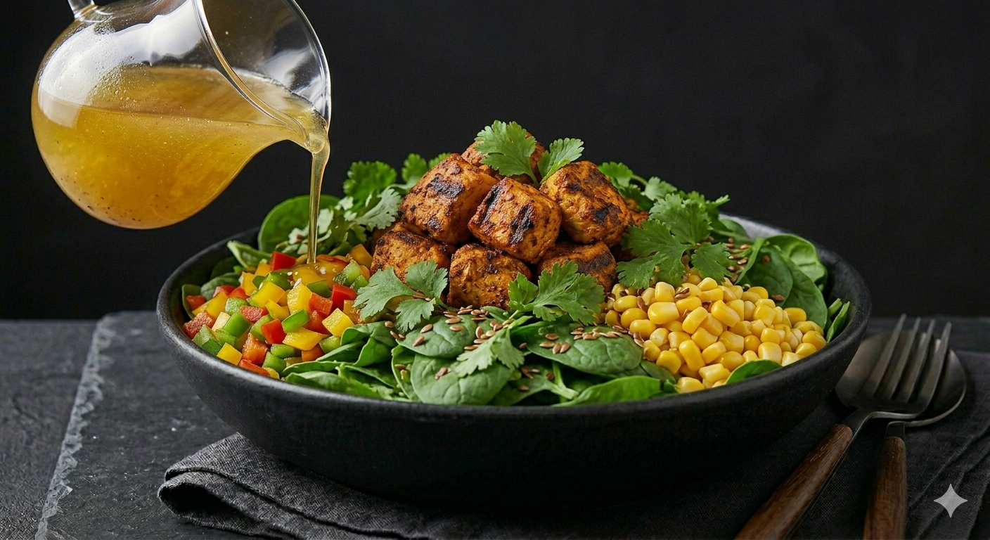 Kebab & Spinach Medley